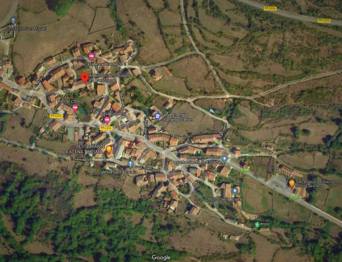 El Rincon De Golobar En Brañosera Kültér fotó